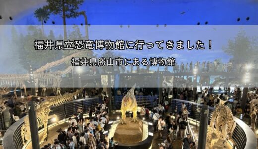 福井県立恐竜博物館に行ってきました｜２０２３年７月リニューアル